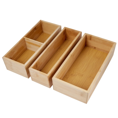 Kitchen Details Bamboo, Brown, 10 in W, 12 in D, 12 in L 15241